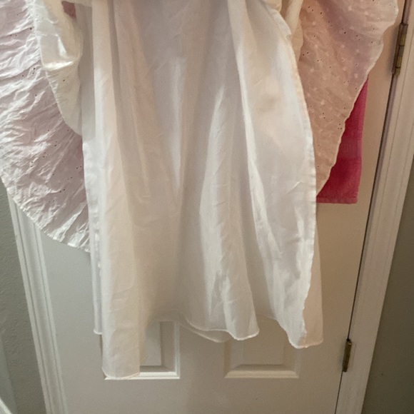 Dressbarn White Lacey Dress Size 12 - Picture 3 of 9